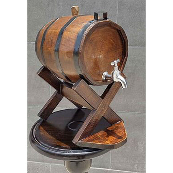 Barril De Vino O Cerveza De 5 Litros En Madera Roble - Image 2