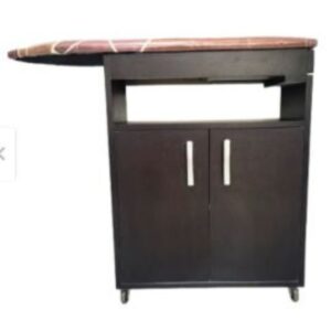 Mueble Planchador Legado Grande Rodante Cajones En Marron