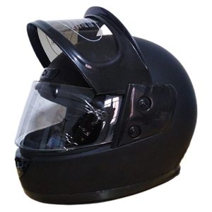 Casco De Moto Integral Negro Mate Hombre / Mujer unisex