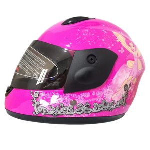 Casco de moto Aditas para niñas en Rosa