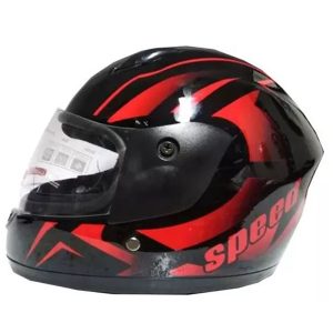 Casco de Moto para Niño Hombre Araña Rojo Brillante – Protección y Estilo de 4 a 11 años