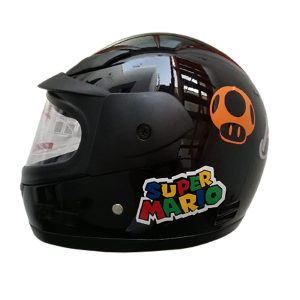 Casco de moto para niños Super Mario Bros