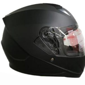 Casco Moto Certificado Jhonson doble visor en negro