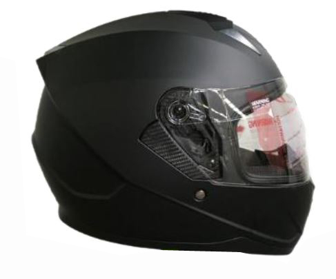 Casco Moto Certificado Jhonson doble visor en negro