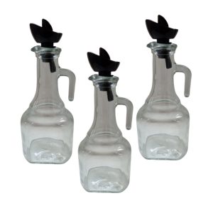 Dispensador de aceites Botellita de mesa con filtro vinagre vinagretas