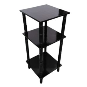 Mesa Auxiliar Tunner En Madera Tonillo Negro