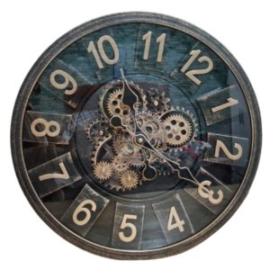 Reloj de Pared Mecatrónico Color Oro Viejo y fabuloso con Estilo Clásico