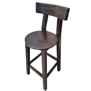 Silla alta de madera Atlantis – Exclusiva y resistente, 100 cm para bar y cocina