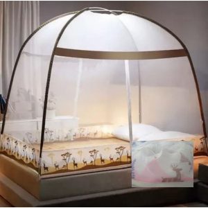 Mosquitero cama dormitorio 2 plazas malla blanca zancudos