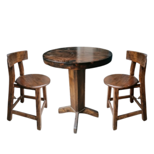 Juego comedor resto bar hollywood en madera caoba