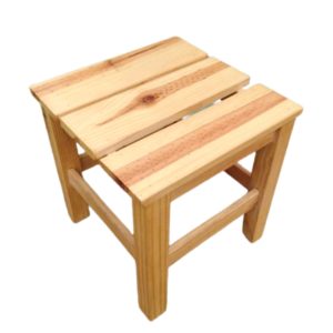 Banquito de madera Largo Multiuso marron Banco pequeño