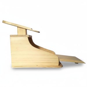 Esencial Lustra Zapatos de Madera Pino Natural | Caja Lustradora para Calzado3