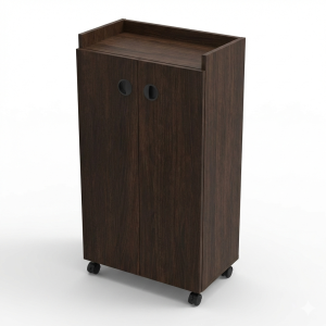 Zapatera de Melamina Marron 95x32x48 cm | Organización Moderna y Compacta