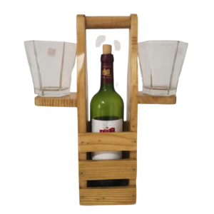 Porta Vino Playa Año Nuevo Barril Vino en mostaza