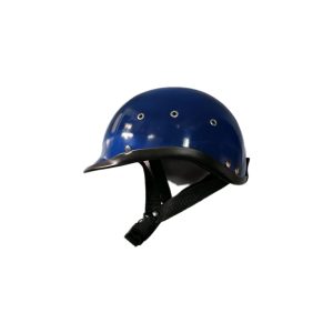 Casco De Moto Tipo Choper Abierto Azul