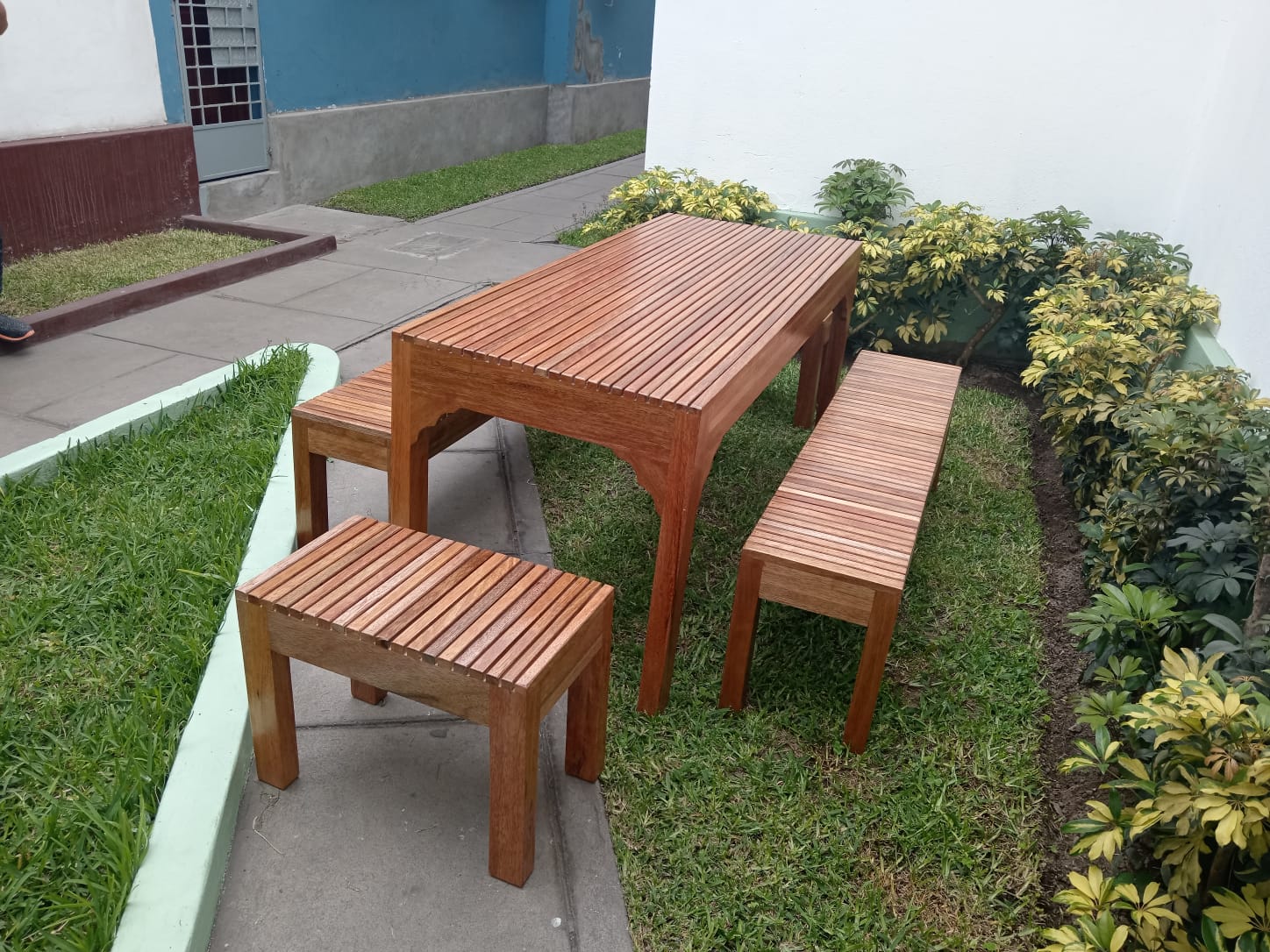 Juego de comedor campestre terraza wolf - Image 3