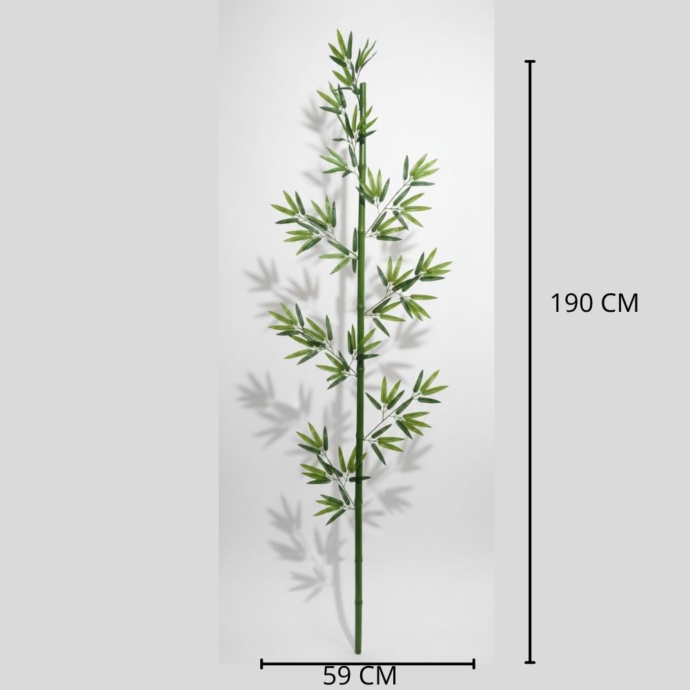 Planta Artificial Bambú con Hojas 190 cm – Decoración Natural para Hogar u Oficina - Image 4
