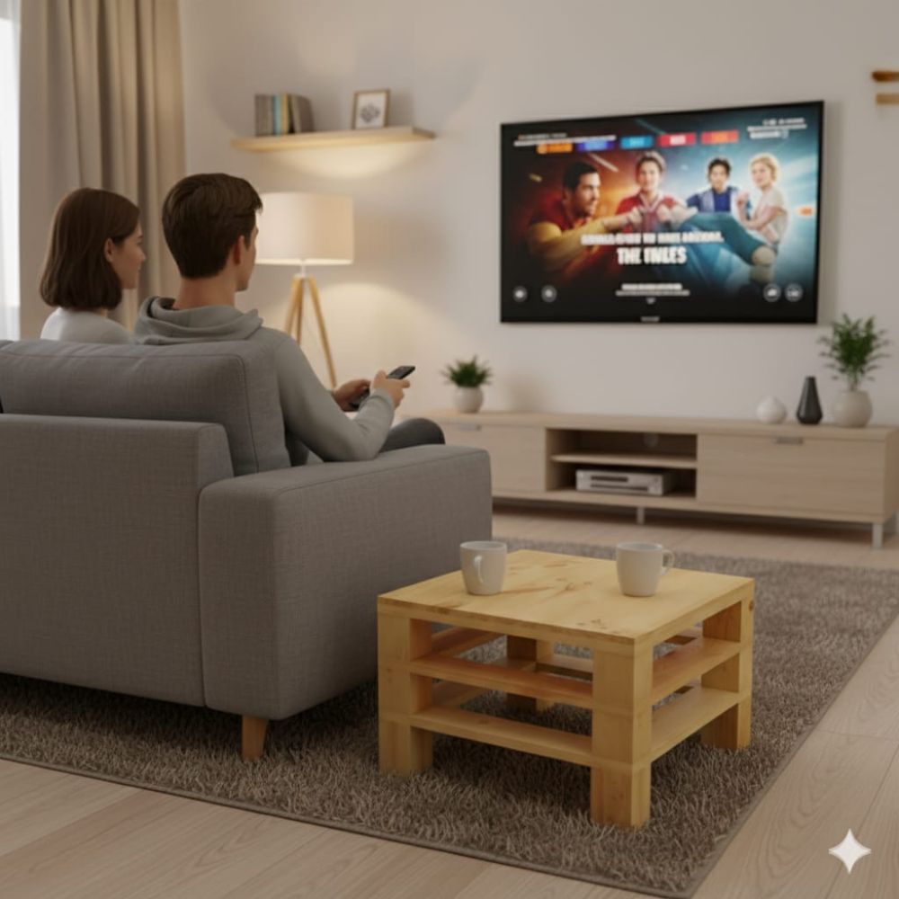 Irresistible Mesa de centro de madera pino Gore – Elegancia Natural y Durabilidad - Image 3