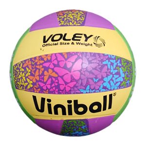 Pelotas de voley en purpura n°5.