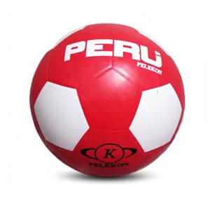 Pelota de Fútbol de Perú Roja N°5 | Balón Deportivo Oficial para Entrenamiento y Juego