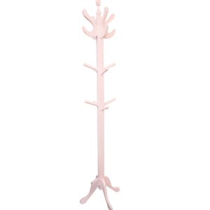 Percheros De Madera Colgador De Ropa En Rosa Bebe