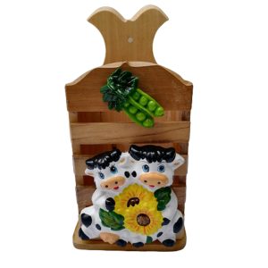 Porta Cucharones De Madera Grande Para La Cocina