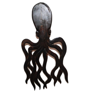Pulpo tallado en madera Grande