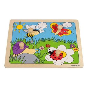 Rompecabeza Con Pivote El Jardín para niños de 3 a 6 años