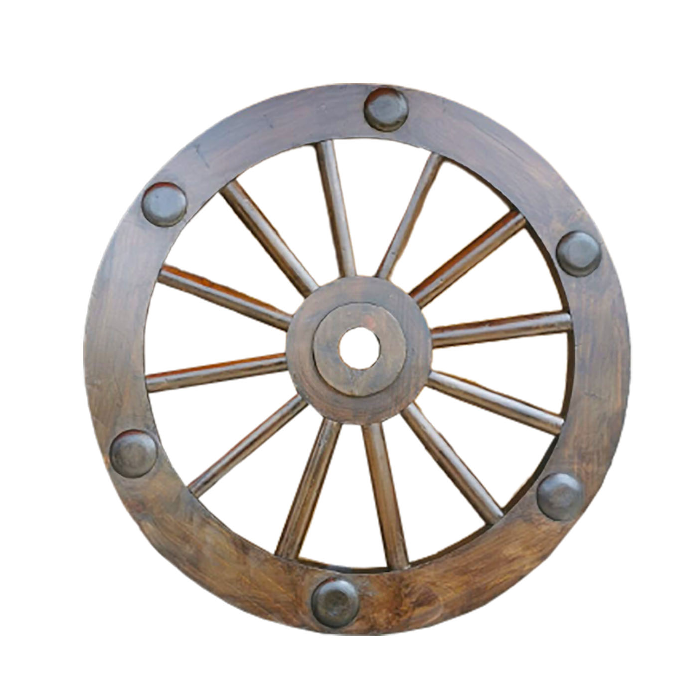 Rueda de madera Carreta Diametro 1.20 mts