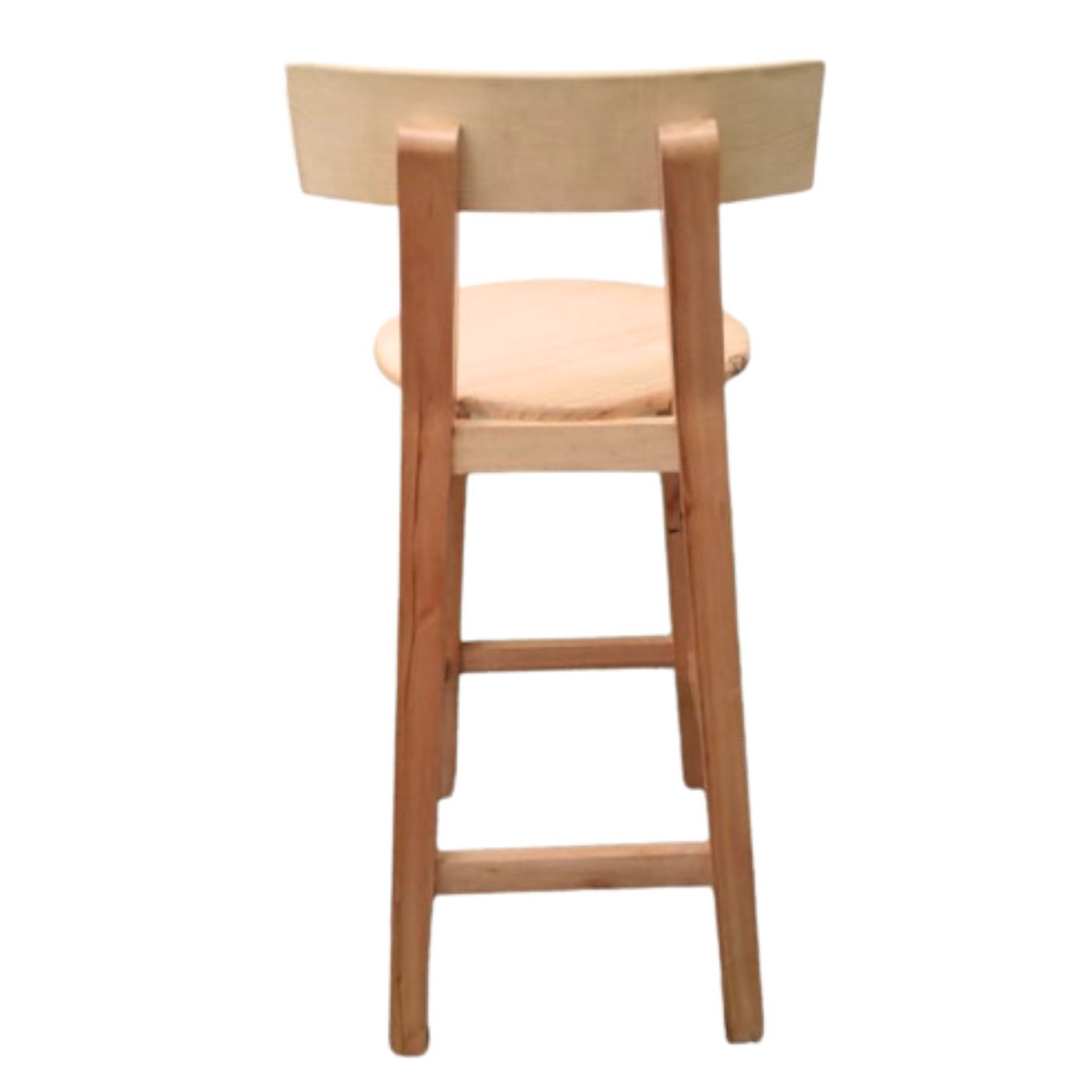 Silla bar alta Atlantis en madera pino natural - Image 3