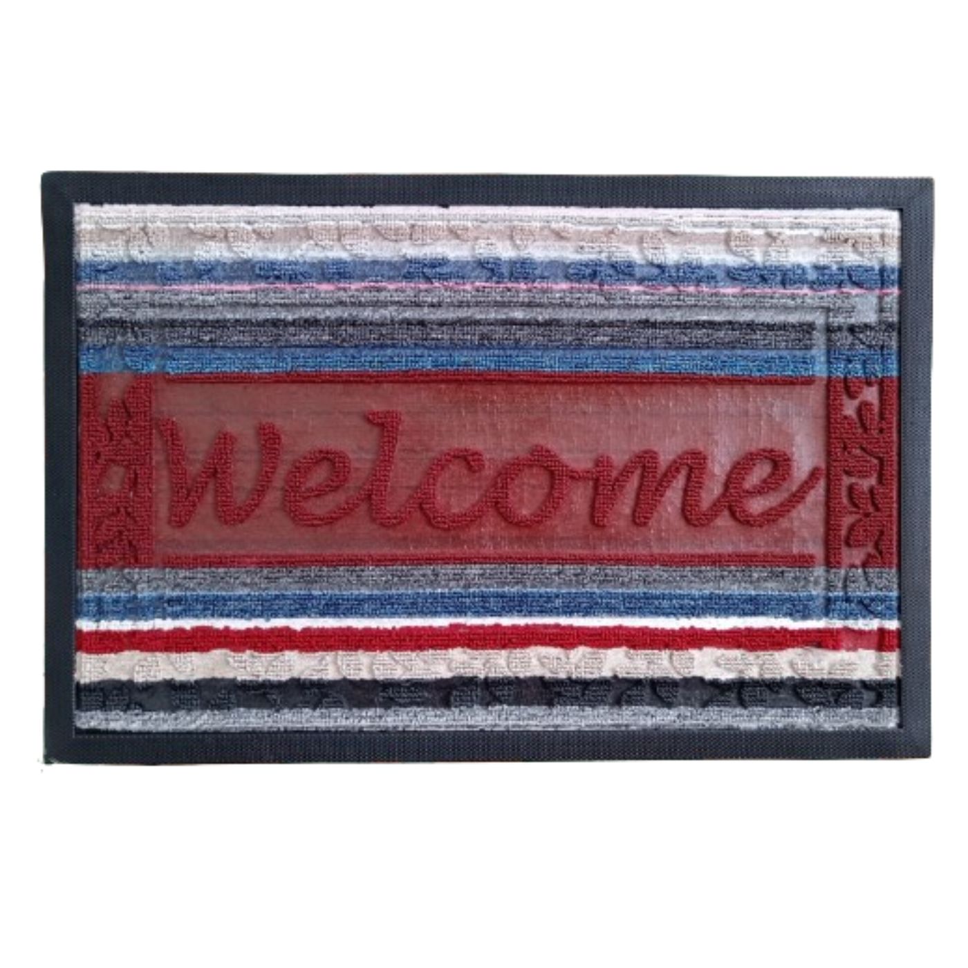 Tapete Felpudo Cuadrado Piso Colores Lanoso