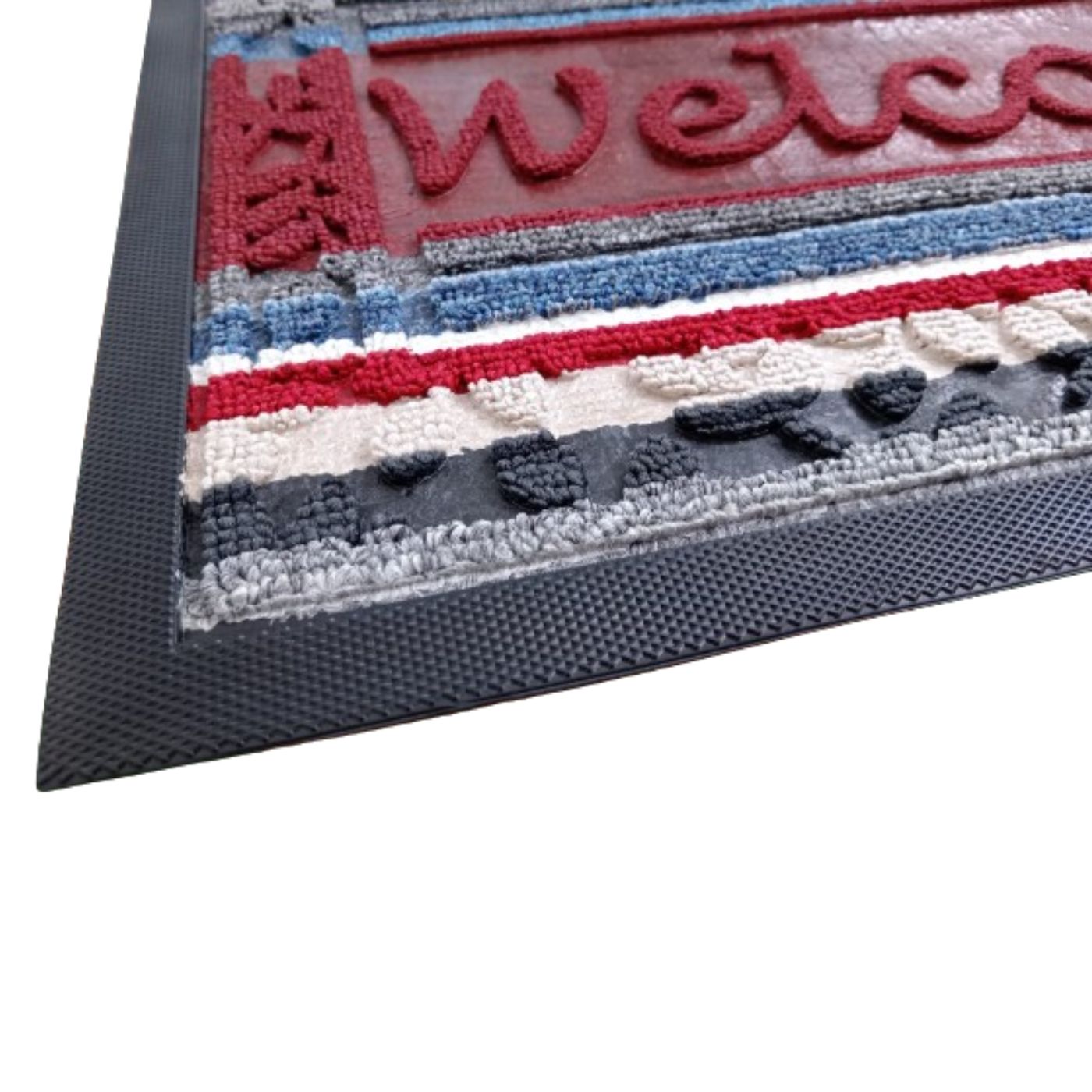 Tapete Felpudo Cuadrado Piso Colores Lanoso - Image 2