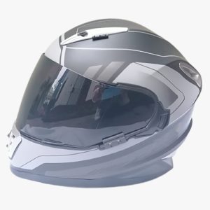 Casco De Moto Integral Certificado Hungaro Negro Mate Doble Visor