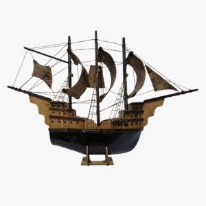 Barco Pirata de Madera de Barbanegra