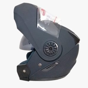 Casco de moto articulado Negro doble visor