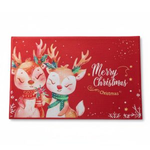 Funda Navideña para Puerta en Alto Relieve | Decoración Navidad Premium