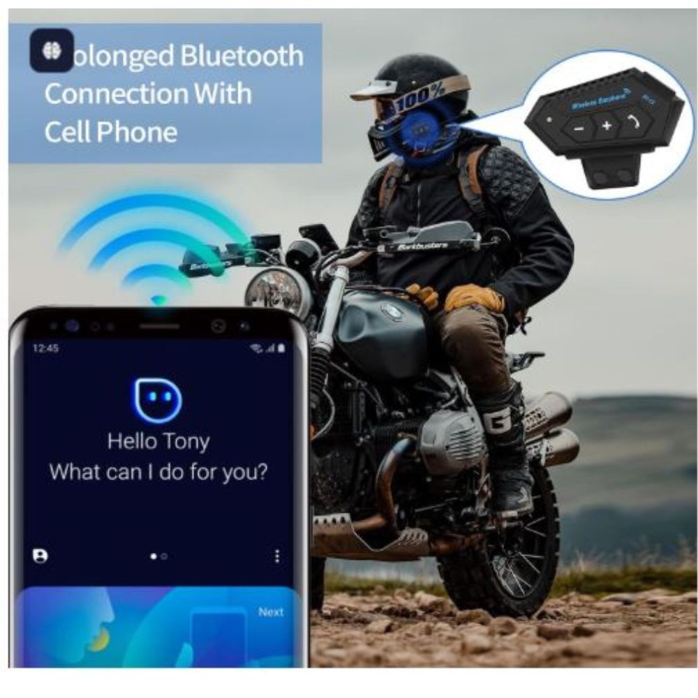 Bluetooth para Casco de Moto Premium increíble Antiruido con Llamadas y Música - Image 5