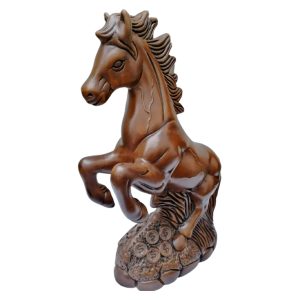 Caballo Del Triunfo Adorno Exclusivo En Cerámica Indu