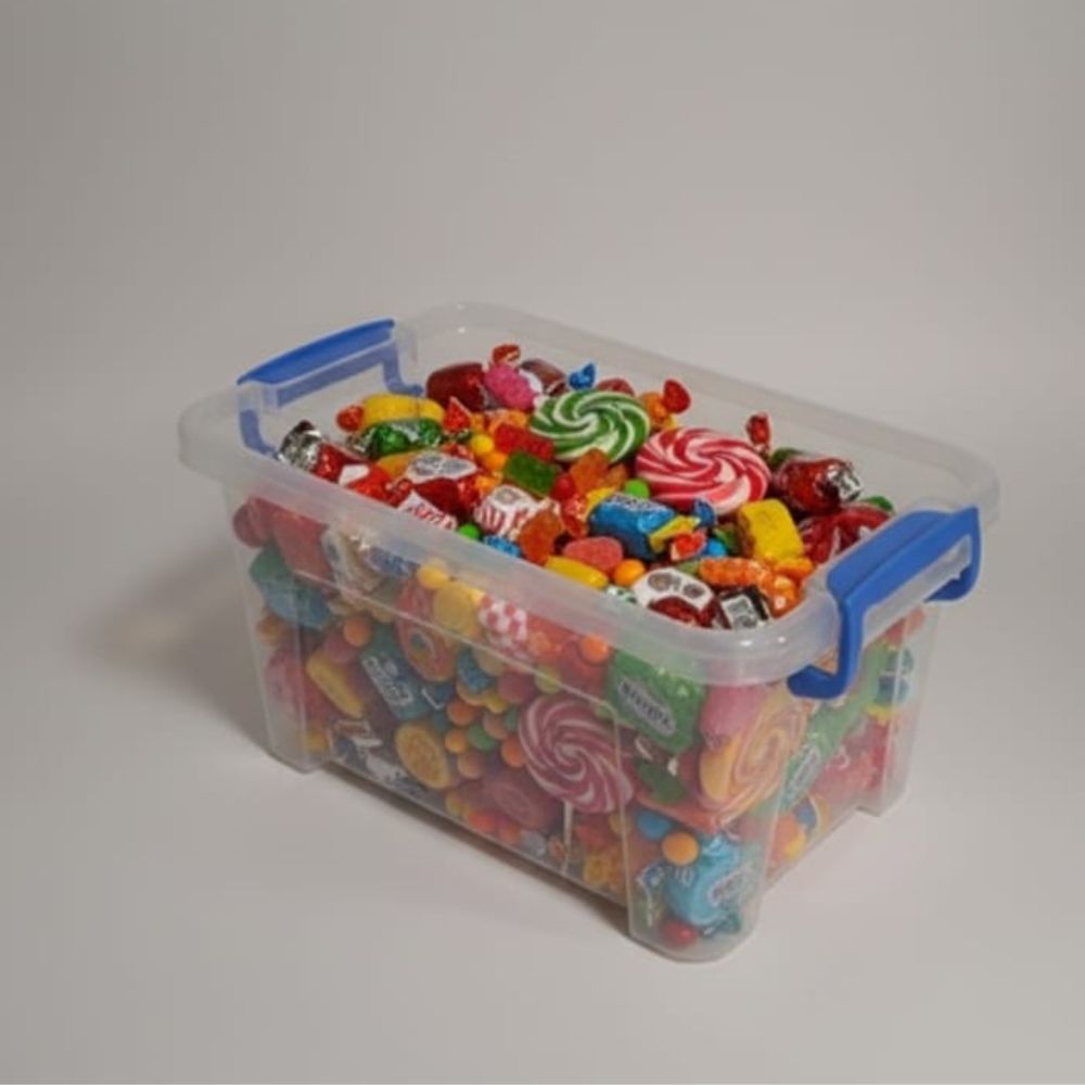 Fenomenal Cajita Organizadora Vany de Plástico Transparente con Tapa a Presión – Práctica y Resistente 30X21X15cm - Image 3