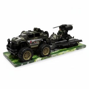 Carro Militar de Fricción con Helicóptero