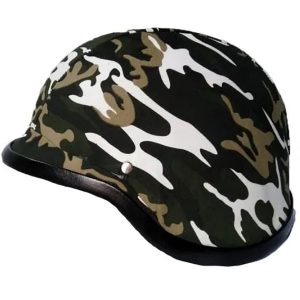 Casco De Moto Alemán CAMUFLADO Mate Hard