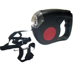 Correa Retráctil Para Mascotas 5mt En Negro