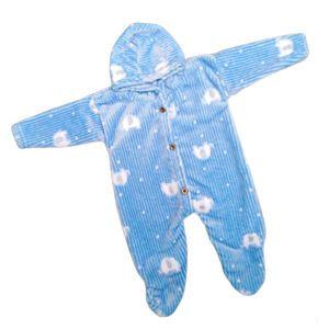 Enterizo de bebe en Celeste