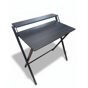 Escritorio Plegable Warny Marrón | Melamina Especial y Estructura Reforzada | Impecable Ideal Home Office 2.0