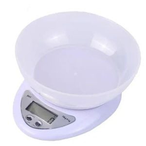Balanza gramera para alimentos digital con bol