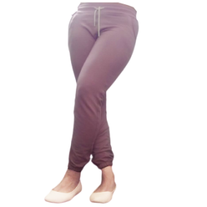 Jogger para mujer en algodon rosa