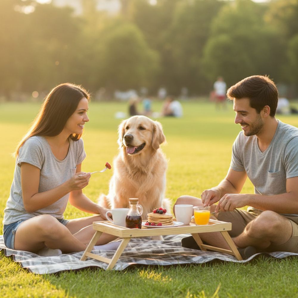 Mesa De Cama madera con bordes en pino - Image 3