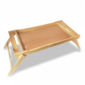 Mesa De Cama madera con bordes en pino