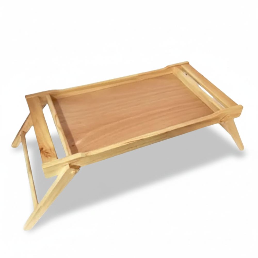 Mesa De Cama madera con bordes en pino