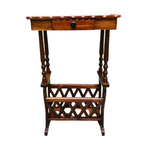 Mesa de sala fiorenze con revistero en madera Pino